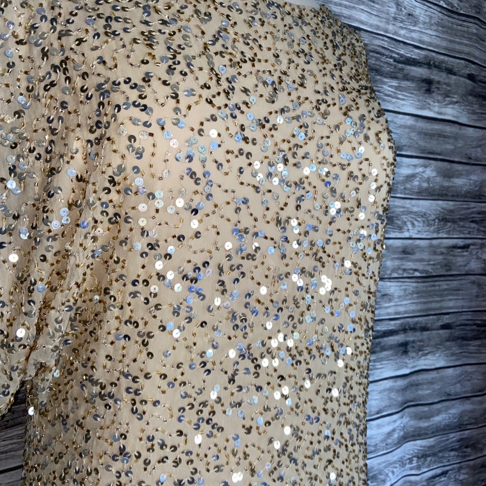 NWT ADRIANNA PAPELL Evening Essentials Blouse Sz S - Picture 4 of 8